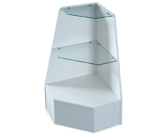 TRAPEZOID CORNER CASE WHITE 13.5