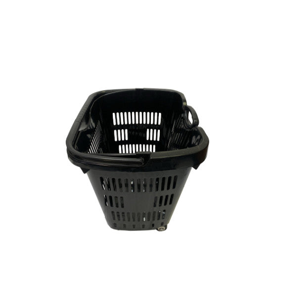 2 WHEELS ROLLING SHOPPING BASKET